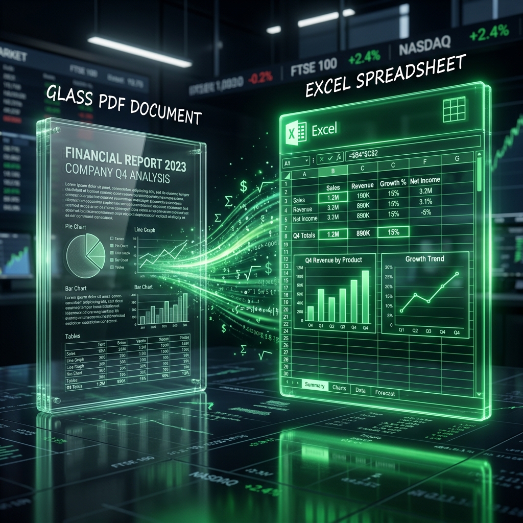 How to Convert PDF to Excel Spreadsheet Accurately